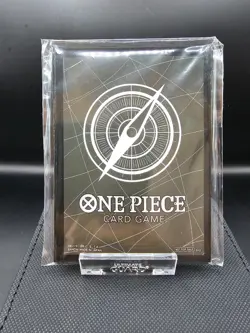 One Piece Card Game - Official Card Sleeves (Black) - 10-Pack - Bandai - NEW - Image 1