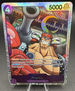 Franky SR OP09-072 Japanese - One Piece TCG - Emperors in the New World - NM/M - Image 1