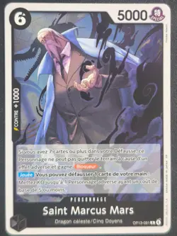 Carte One Piece SAINT MARCUS MARS OP13-091 OP13 FOIL R FR NEUVE - Image 1