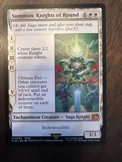 Summon: Knights of Round : MTG / Final Fantasy #0036 / NM - Image 1