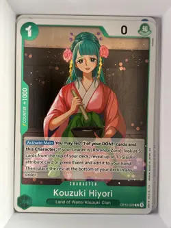 OP12-028 Kouzuki Hiyori English R One Piece TCG Card Game - Image 1