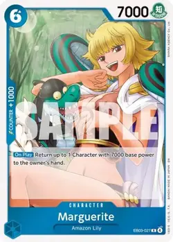 EB03-027 Marguerite English R One Piece TCG Card Game - Image 2