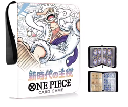 One Piece OP05 awakening era TCG Binder card album book storage leather 4 GRID - Image 1