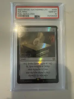 MTG Magic the Gathering Dwarven Sol Ring LOTR Serialized 224/700 PSA 10 - POP 23 - Image 3