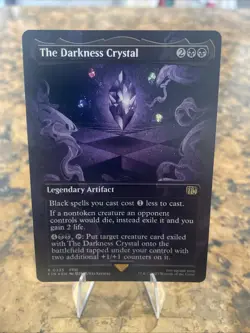 The Darkness Crystal (Borderless) Final Fantasy MTG Foil M/Nm Condition - Image 1