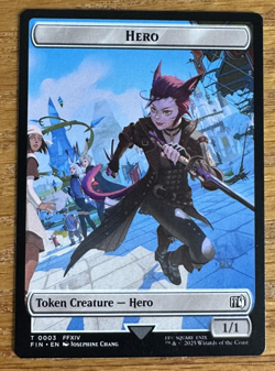 MTG Final Fantasy Token, Hero 0003 / Knight 0010 - Image 1