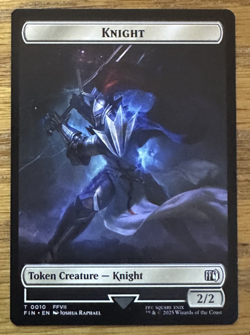 MTG Final Fantasy Token, Hero 0003 / Knight 0010 - Image 2