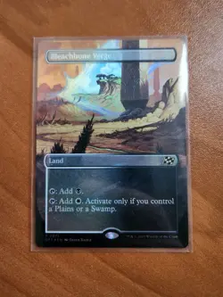 Magic MTG Bleachbone Verge DFT 0371 Borderless Foil Rare - NM condition - Image 1