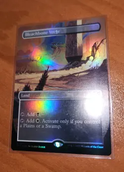 Magic MTG Bleachbone Verge DFT 0371 Borderless Foil Rare - NM condition - Image 2