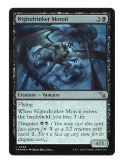 MTG-Nightdrinker Moroii-Murders at Karlov Manor-96-Near Mint-Foil - Image 1