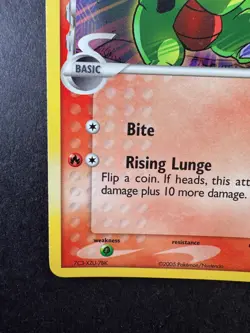 2005 Pokemon Larvitar EX Delta Species 73/113 Reverse Holo Stamped - Image 4