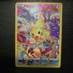 Near Mint 🔥💎PIKACHU 160/159 SWSH CROWN ZENITH POKEMON FULL ART SECRET! RARE - Image 1