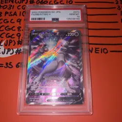 Pokemon Mewtwo V S10b Pokemon GO 073/071 Full Art Holo PSA 10 Japanese - Image 1