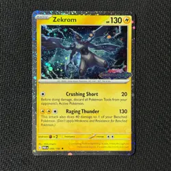 Zekrom 066/182 Cosmos Holo Paradox Rift Stamped Promo Pokemon English Near Mint - Image 2