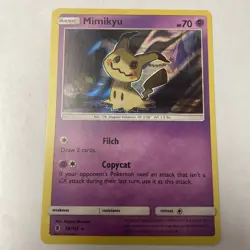 Pokemon SM - Guardians Rising #58/145 Holo Rare Mimikyu - Image 1
