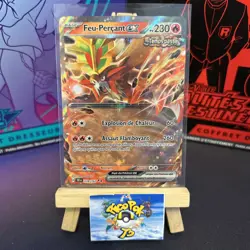 Carte Pokemon FEU-PERCANT 038/162 EX EV5 Ecarlate et Violet TEF FR NEUF - Image 1
