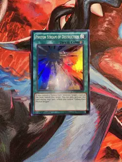 Yugioh! Photon Stream of Destruction WSUP-EN011 Super Rare 1st Edition LP - Image 1