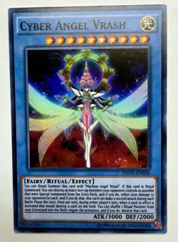 Cyber Angel Vrash INOV-EN036 Unlimited Edition Super Rare LP Yugioh - Image 1