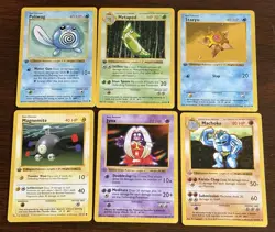 Machoke Jynx Base Set 1st Edition Shadowless Rare Pokemon Magnemite - Image 1