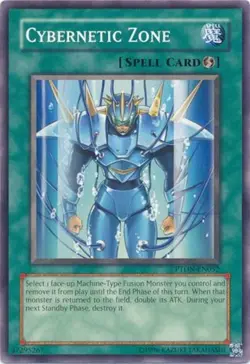 3 x Cybernetic Zone - PTDN-EN052 - Common - Unlimited Edition Near Mint, English - Image 1