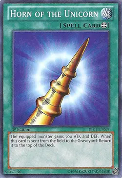 Horn of the Unicorn - BP01-EN069 - Starfoil Rare - Unlimited Edition x1 - Lightl - Image 1