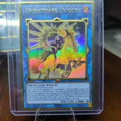 Yu-Gi-Oh! TCG Knightmare Unicorn Maximum Gold: El Dorado MGED-EN034 1st Edition - Image 1