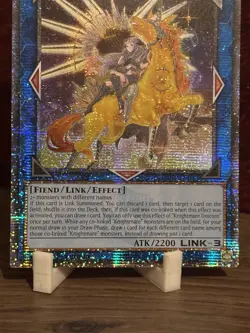 Yu-Gi-Oh! Knightmare Unicorn – Quarter Century Secret Rare NM - Image 5