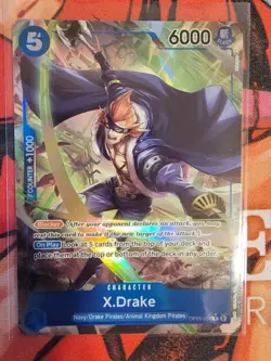 One Piece TCG X-Drake OP05-055 Alternate art alt - Image 1