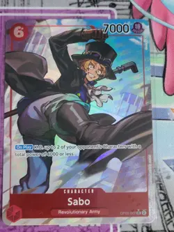 One Piece TCG Sabo OP05-007 Alt Art - Image 1