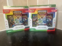 Pokemon First Partner illustration Collection Series 1 - 2 Sealed Sets - Image 1