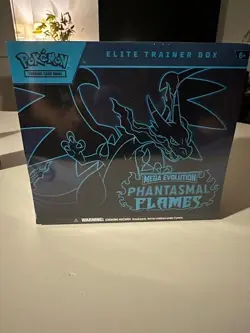 Pokemon Mega Evolution Phantasmal Flames Elite Trainer Box Factory Sealed - Image 1