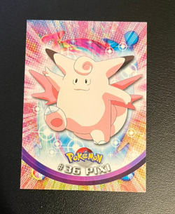 1999 Topps Pokemon Blue Logo TV Animation Edition Pixi #36 - Image 1