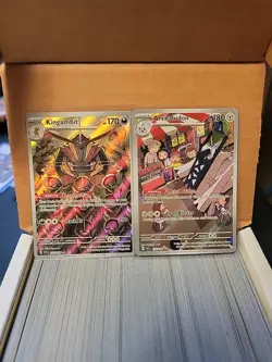 420 Pokemon Cards Random Bulk Lot C/UC & Two EX, IR, or SIR - Image 1