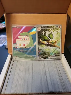 420 Pokemon Cards Random Bulk Lot C/UC & Two EX, IR, or SIR - Image 2