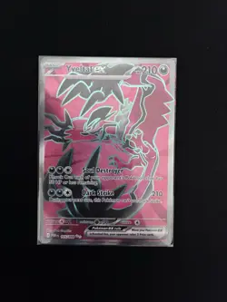 Yveltal Ex 105/88 Full Art Ultra Rare Perfect Order Pokemon Card EN - Image 1
