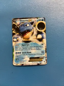 Pokemon TCG Blastoise EX Holo Ultra Rare Card 29/146 XY Base Set 2014 - Image 1