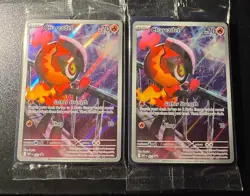 2x Charcadet Promo Sealed ETB Phantasmal Flames Holo Pokemon Cards - Image 1