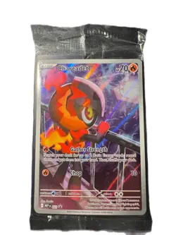 2x Charcadet Promo Sealed ETB Phantasmal Flames Holo Pokemon Cards - Image 2