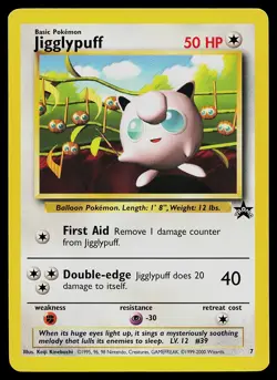 Pokemon Card - Jigglypuff WoTC Black Star Promo 7 - Image 1