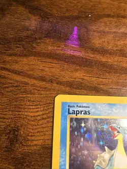 Pokemon TCG Lapras Fossil Holo Unlimited Rare Card 10/62 MP-LP Condition - Image 2