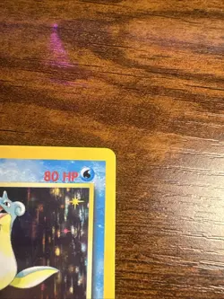 Pokemon TCG Lapras Fossil Holo Unlimited Rare Card 10/62 MP-LP Condition - Image 3