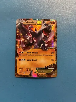 Pokemon TCG XY Promos Aerodactyl EX Card XY97 Holo English - Image 1