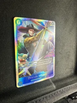 Dracule Mihawk OP09-048 SR, foil, One Piece card ft. Crocodile & Buggy tag zoro - Image 4