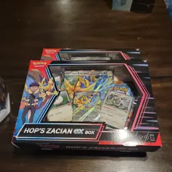 2 Pokemon TCG Hop's Zacian ex Box Promo 100% Brand New In Sealed Box - Image 1