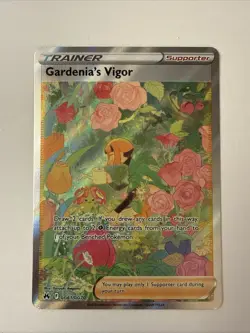 Gardenia’s Vigor GG61/GG70 Ultra Rare 2023 Pokemon Crown Zenith Full Art Card NM - Image 1