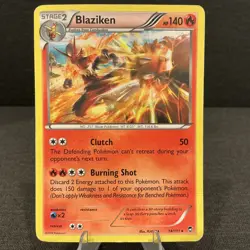 Blaziken 14/111 Holo Rare XY Furious Fists 2014 Pokemon TCG Card - Image 1