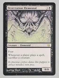 MTG Desecration Elemental 5th Dawn #45 Regular Rare Magic The Gathering 🎩 - Image 1
