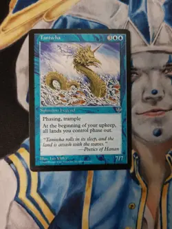 Taniwha MTG Mirage Blue Rare Creature Moderately Played x1 T1 - Image 2