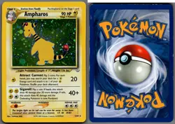 2001 Pokemon, Neo Revelation, #1/64 Ampharos, Holo Rare - Image 1