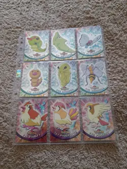 Pokemon Full Set of 90 HOLOFOIL TV Animation Series 1 Cards from Topps 1999. - Image 3